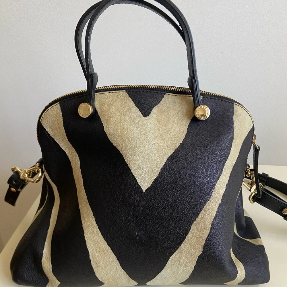 Furla Piper leather zebra print bag - Picture 4 of 13